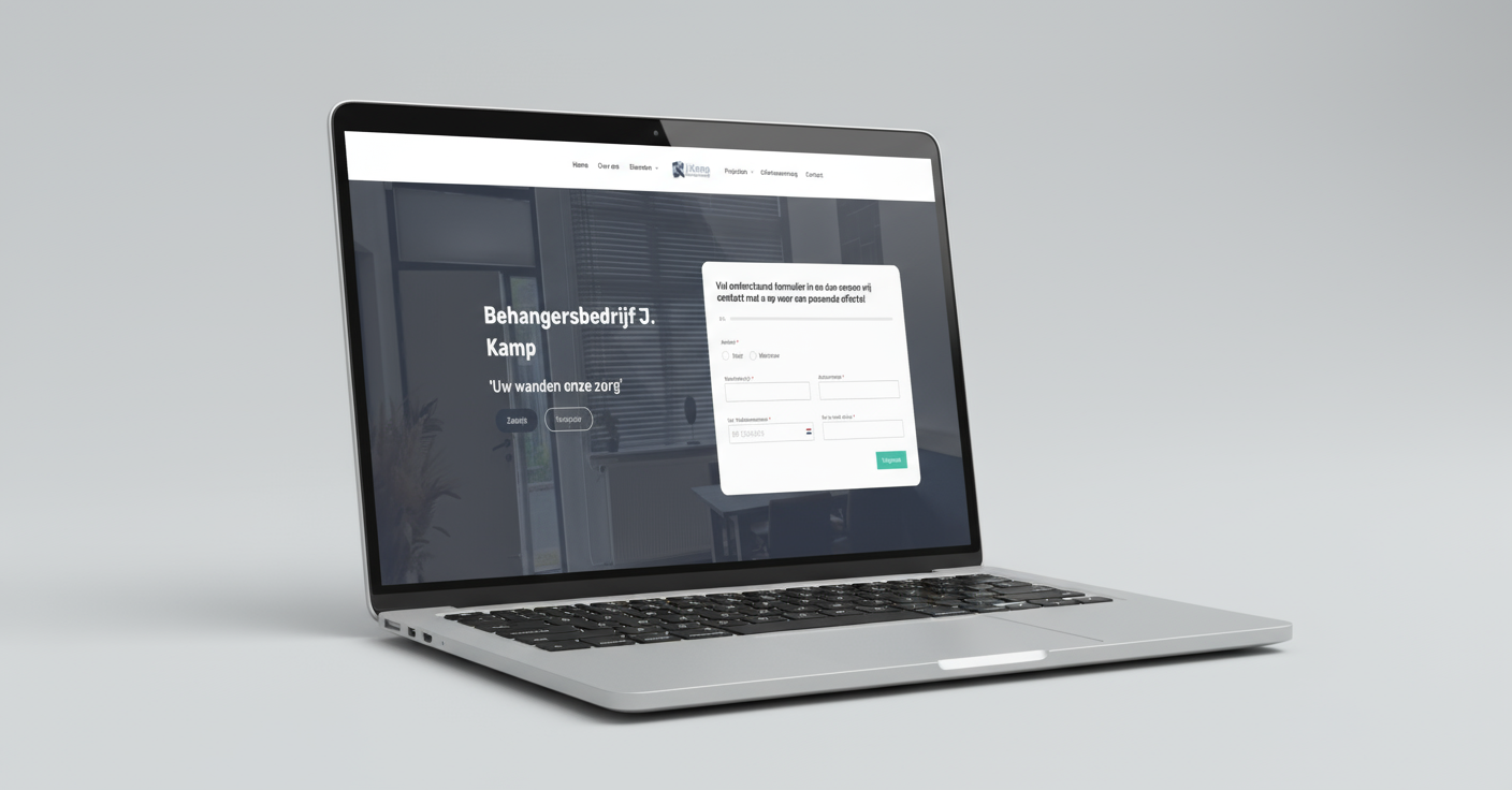 Conversie Website - Behangersbedrijf J. Kamp